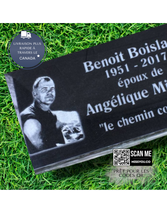 Plaque Funéraire en Granit #039 Plaque Funéraire en Granit #039